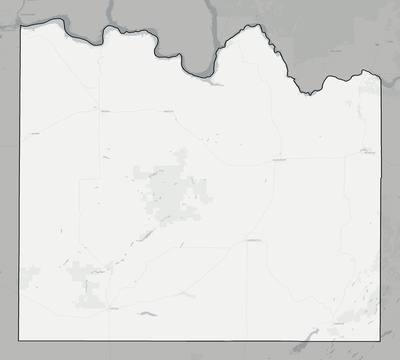 Lincoln County WA county basemap context