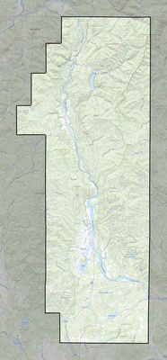 Pend Oreille County WA USGS topo map