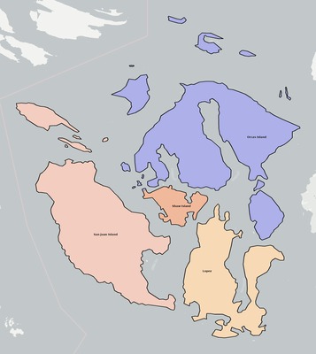 San Juan County WA school district boundaries map
