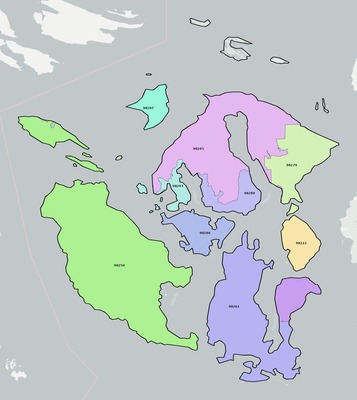San Juan County WA ZIP code boundaries map