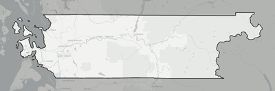 Skagit County WA county basemap context