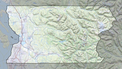 Snohomish County WA USGS topo map