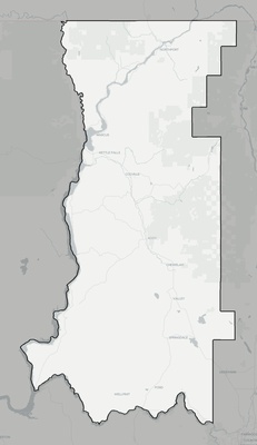 Stevens County WA county basemap context