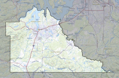 Thurston County WA USGS topo map