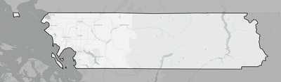 Whatcom County WA county basemap context