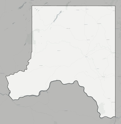 Whitman County WA county basemap context