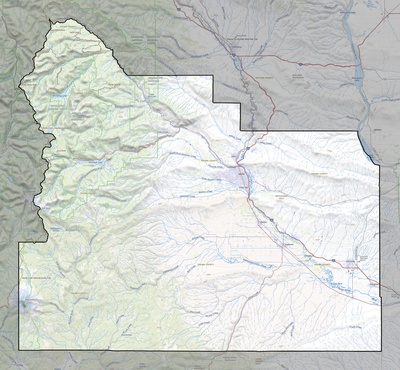 Yakima County WA USGS topo map