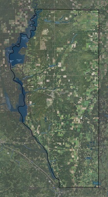 Adams County WI USGS imagery and topo map