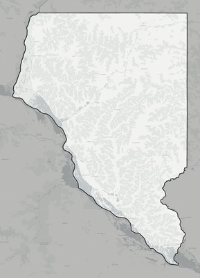 Buffalo County WI county basemap context