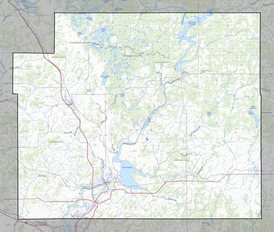 Chippewa County WI USGS topo map