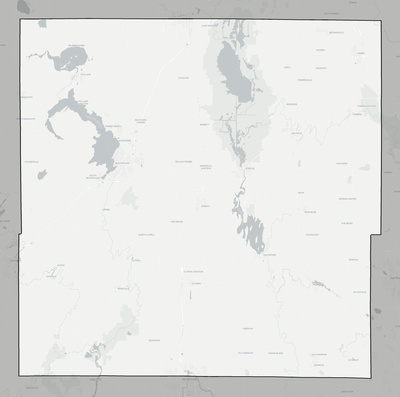 Dodge County WI county basemap context