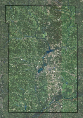 Dunn County WI USGS imagery and topo map