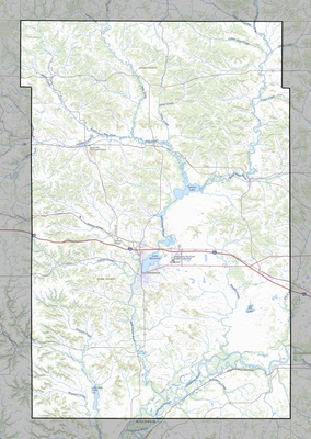 Dunn County WI USGS topo map