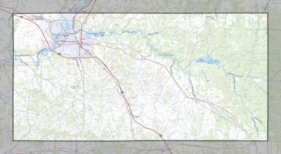 Eau Claire County WI USGS topo map