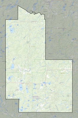 Forest County WI USGS topo map