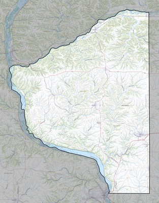 Grant County WI USGS topo map