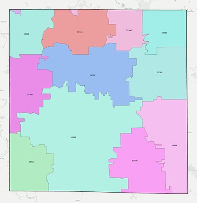Green County WI ZIP code boundaries map