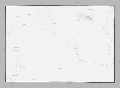 Lafayette County WI county basemap context