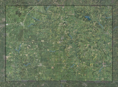 Lafayette County WI USGS imagery and topo map