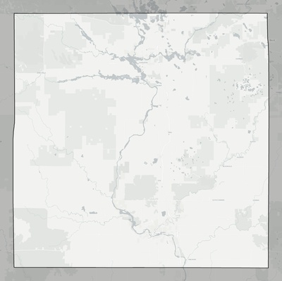 Lincoln County WI county basemap context
