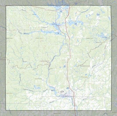 Lincoln County WI USGS topo map