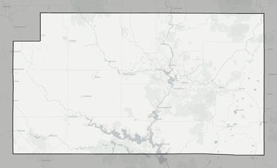Marathon County WI county basemap context