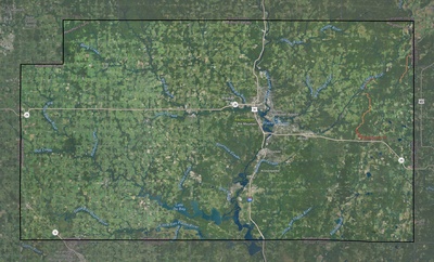 Marathon County WI USGS imagery and topo map
