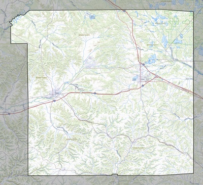 Monroe County WI USGS topo map