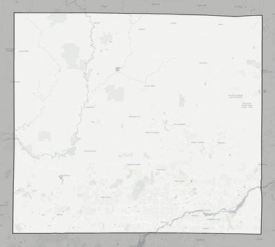 Outagamie County WI county basemap context