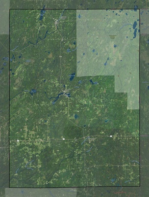 Price County WI USGS imagery and topo map