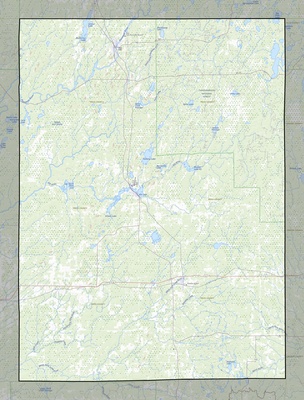 Price County WI USGS topo map
