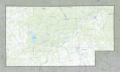 Taylor County WI USGS topo map