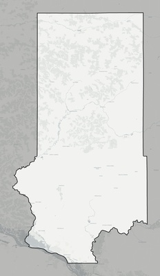 Trempealeau County WI county basemap context