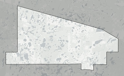 Vilas County WI county basemap context