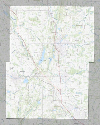 Washington County WI USGS topo map