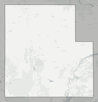 Wood County WI county basemap context