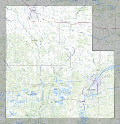 Wood County WI USGS topo map