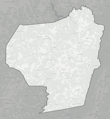 Barbour County WV county basemap context