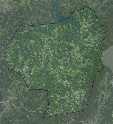 Barbour County WV USGS imagery and topo map