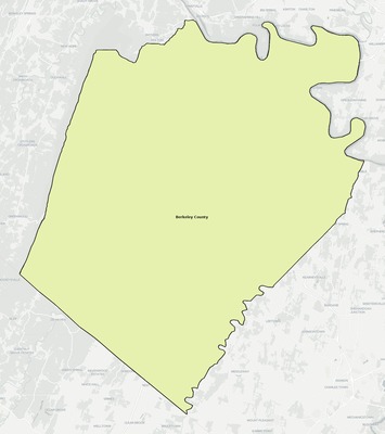 Berkeley County WV school district boundaries map