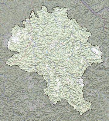 Boone County WV USGS topo map