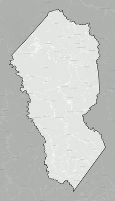 Calhoun County WV county basemap context