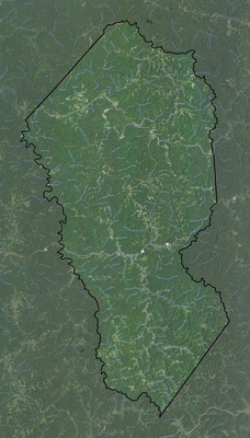 Calhoun County WV USGS imagery and topo map