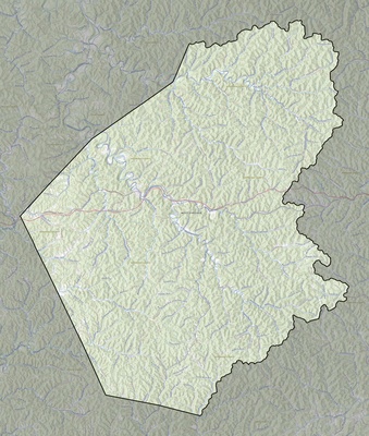 Doddridge County WV USGS topo map