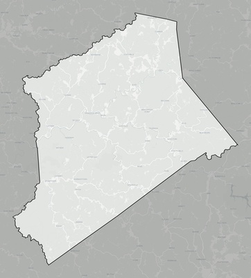 Gilmer County WV county basemap context