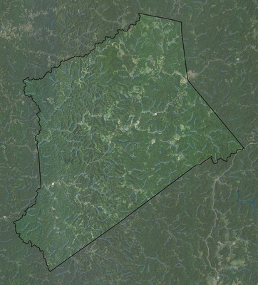 Gilmer County WV USGS imagery and topo map
