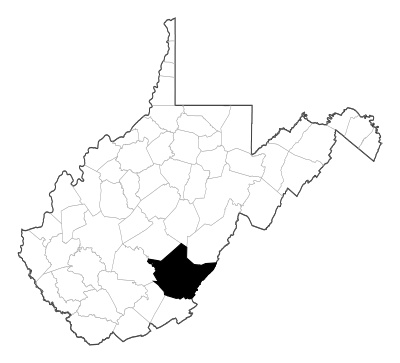 Greenbrier County in West Virginia