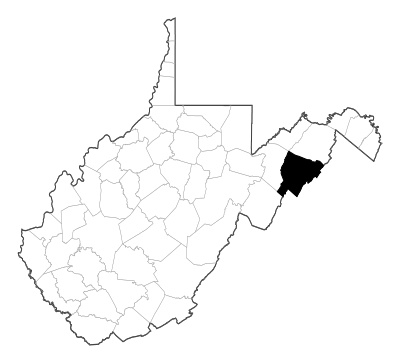 Hardy County in West Virginia