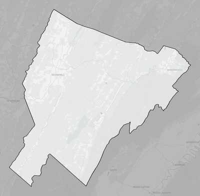 Hardy County WV county basemap context