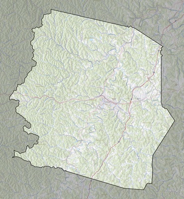 Harrison County WV USGS topo map